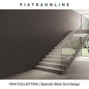 Гранитная плита Splendor Black Grid Design 2 см