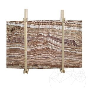 Lastra Tiger Onyx Polisata, 2 cm