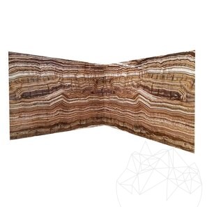 Lastra Tiger Onyx Polisata, 2 cm