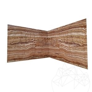 Lastra Tiger Onyx Polisata, 2 cm