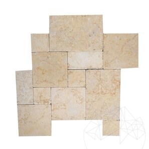 Limestone Sunny Dream French Pattern Antichizat, 1.2 cm
