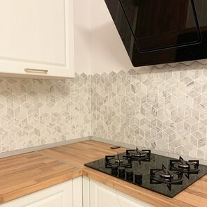 Mozaic Marmura New York Cube Design Mata