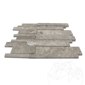 Mozaic Travertin Silver 3D Wall Polisat