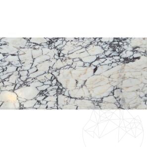 Брашированный мрамор Arabescato Violet, 60 x 30 x 2 см 
