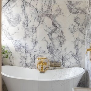 Marmura Calacatta Lilac Polisata 60 x 30 x 2 cm