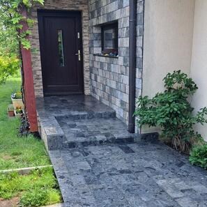 Marmura Ceppo Grey Antichizat, 15.2 x 30.5 x 3 cm