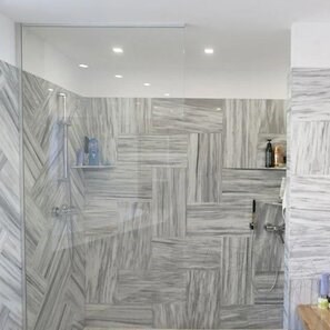Полированный мрамор Kavala Vein Cut, 60 x 30 x 1 см