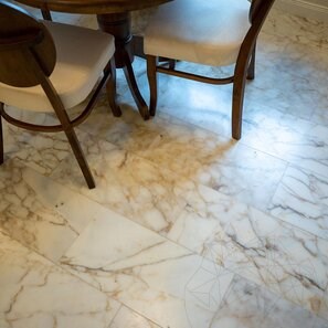 Marmura Arabescato Oro Polisata, 61 x 30.5 x 1 cm (Translucida)