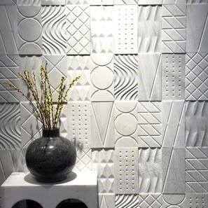 Marmura New York Geometric Shapes, 15 x 30 cm