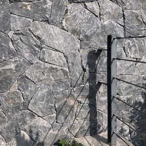 Marmura Poligonala Rock Face Black