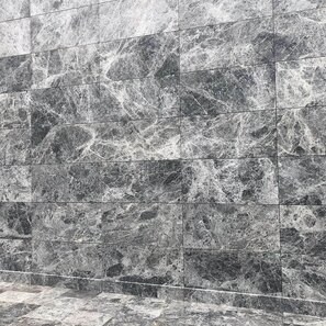 Мрамор Tundra Grey полированный, 60 x 30 x 2 см