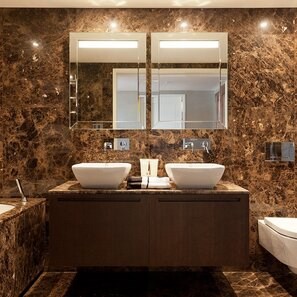 Полированный мрамор Emperador Brown, 60 x 30 x 2 см