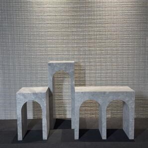 Masa Laterala Archy Marmura Tundra Grey