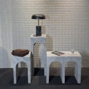 Masa Laterala Archy Marmura Tundra Grey