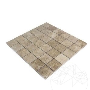 Mozaic Marmura Light Emperador Polisata, 4.8 x 4.8 cm