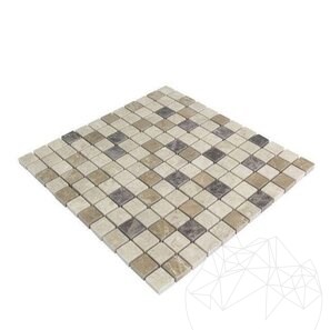 Mozaic Marmura Mix Marble Polisata, 2.3 x 2.3 cm