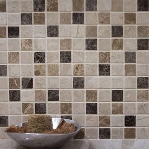 Mozaic Marmura Mix Marble Polisata, 2.3 x 2.3 cm