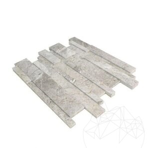 Мозаика из полированного мрамора 3D Tundra Grey