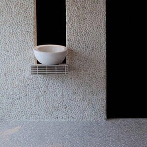 Mozaic Pebbles White Mat