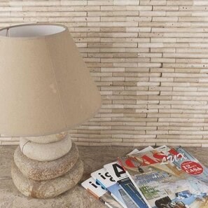 Мозаика из травертина Classic Bamboo, 2 x 10 см