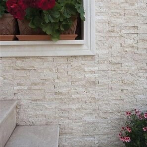 Mozaic Travertin Classic Scapitat, 2.5 x 10 cm