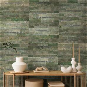 Marmura Flexibila SKIN Panel Express - Rain Forest Green, 60x15 cm, Autoadeziv 3M pt. Placari Interioare Mobilier, Peret