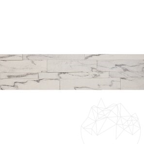 Marmura Flexibila SKIN Panel Express - Pearl White, 60x15 cm, Autoadeziv 3M pt. Placari Interioare Mobilier, Pereti