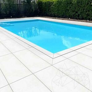 Piatra Sinterizata L'ALTRA PIETRA Porcea Aura White, 60 X 120 X 2 cm, R11 - Antiderapanta pt exterior