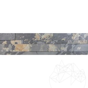 Ardezie Flexibila SKIN Panel 3D Express - Autumn Rustic, 60x15 cm, Autoadeziv 3M pt. Placari Interioare Mobilier, Pereti