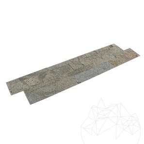 Ardezie Flexibila SKIN Panel Express - Jeera Green, 60x15 cm | Ideal pt. Placari Exterioare/Interioare