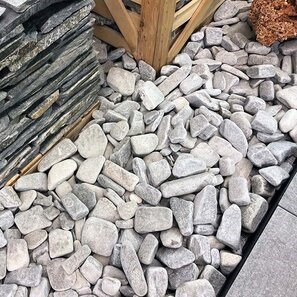 Pebbles Ardezie Kavala Fish Grey, 3-6 cm KG