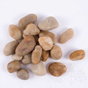 Желтый полированный мешок Pebble, 20 кг