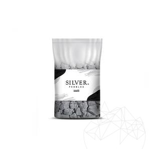 Pebbles Silver, 3-6 cm Sac 20 kg