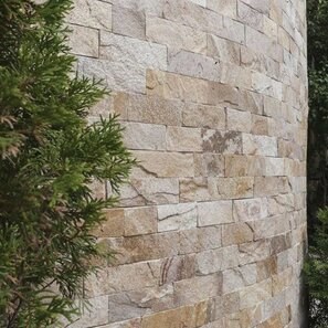 Ardezie Rhodos Natur, 10 cm x LL | Piatra Decorativa - Placari Verticale, Exterior-Interior
