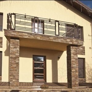 Ardezie Rusty Brown Natur, 5 cm x LL | Piatra Decorativa - Placari Verticale, Exterior-Interior