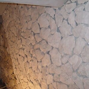 Limestone Poligonal Rock Face - Rustic White | Placari Verticale, Exterior-Interior (20mp/palet)