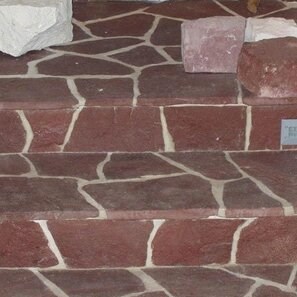 Sandstone Poligonal Rosu Vidin (1 mp = 20-25 buc)