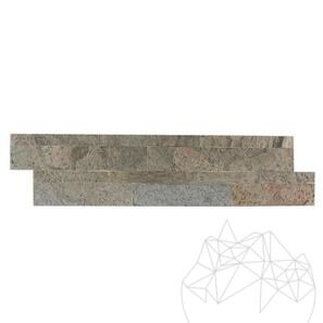 Ardezie Flexibila SKIN Panel Express - Jeera Green, 60x15 cm | Ideal pt. Placari Exterioare/Interioare