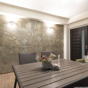 Ardezie Flexibila SKIN MicroStone 1mm - Tan, 240 x 90 cm | Piatra Ultra-Flexibila pt Pereti, Mobilier, Fatade