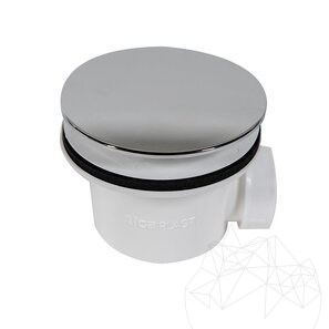 Сифон для ванны Alca Plast, хром