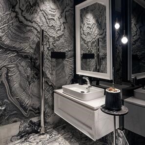 Lastra Marmura Silver Stream-Laminate Super Rock Design (2+1)CM