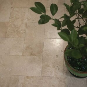 Travertin Classic PREMIUM Cross Cut Polisat, 40.6 x 20.3 x 1.2 cm