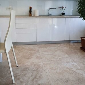 Travertin Classic PREMIUM Cross Cut Mat 61 x 61 x 1.2 cm
