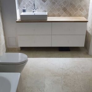Travertin Classic Cross Cut Periat, 61 x 30.5 x 1.2 cm