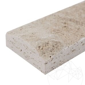 Travertin Classic Scapitat, 7.5 cm x LL x 2.2 cm