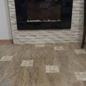Travertin Latte PREMIUM Polisat, 61 x 30.5 x 1.2 cm