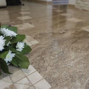 Travertin Latte PREMIUM Polisat, 61 x 30.5 x 1.2 cm
