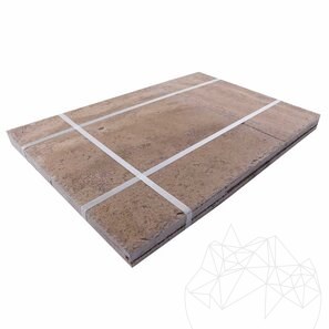 Travertin Latte PREMIUM French Pattern Set Periat si Daltuit, 1.2 cm