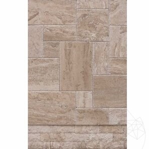 Travertin Latte PREMIUM French Pattern Set Periat si Daltuit, 3 cm