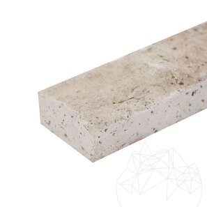 Travertin Multicolor Scapitat, 7.5 cm x LL x 2.2 cm
